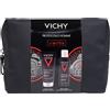 VICHY (L'Oreal Italia SpA) Vichy Cofanetto Pochette Regalo Uomo con Hydra Mag C Gel Doccia 200ml + Sensi Shave Schiuma da Barba 200ml - Idea Regalo Uomo