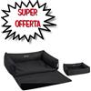 FABOTEX LETTINO DOG BED DREAMAWAY BLACK 100 X 78 X 20 CM MODELLO CP183/A.2