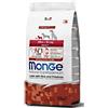 MONGE CANE CROCCHETTA MINI ADULT AGNELLO, RISO E PATATE 2,5 KG