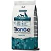 MONGE CANE CROCCHETTA ALL BREEDS ADULTO HYPOALLERGENIC SALMONE E TONNO 2,5 KG