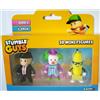 Diramix Stumble Guys Serie 3 3D Mini Figures 3-pack Mr Business Clown Bozo Unpeeled