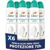 Dove Deodorante Spray Advanced Care Go Fresh Pera e Aloe Vera, con Formula Idratante e Delicata sulla Pelle, Senza Alcol, Pelle Asciutta Fino a 72 Ore, Deodorante Uomo e Donna, 6 Pezzi da 150ml