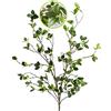 HWL Pianta Artificiale con Rami Verdi, 110 cm, Decorazione per Giardino, Ufficio, casa 2 PCS