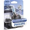 Philips WhiteVision ultra H11 lampadina fari auto, blister singolo