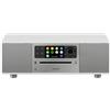 Sonoro Prestige bianco brillante - argento - Radio da tavolo FM o digitale Internet
