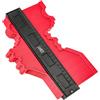 Lambor Studios Calibro di contorno da 25,4 cm, duplicatore di profili in plastica, copia con precisione forme irregolari, strumento di misurazione per una vestibilità perfetta e un taglio facile (25,4 cm, rosso