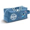 Disney Lilo e Stitch Varsity-Borsa da Toilette da Viaggio Brick PLUS, Blu, 27 x 13 cm