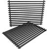 GFTIME 7525 Griglie in Porcelain Steel Pezzi di ricambio per barbecue per Weber Spirit serie 300,Spirit 700,43,8x30cm Griglie per argento genesi oro B/C Griglia a gas(con manopola laterale),set di 2