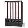 REXEL Gruppo registratori Sestetto - 23 x 33 cm - con 6 cartelle 3 lembi - dorso 23 cm - grigio - Rexel (unità vendita 1 pz.)