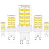 RANBOO G9 LED 10W equivalenti a 80W, Bianco Freddo 6000K 800LM, Non-Dimmerabile, AC 220-240V, Nessun Sfarfallio, Mini Ceramica Lampadina G9, 5 Pezzi