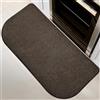 DOMUSTEX Tappeto Antiscivolo e Lavabile in Lavatrice 60x120cm Semicerchio, Zerbino Interno, Tappetino d'Ingresso Assorbenti per Cane, Corridoio, Bagno, Cucina