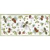 Vilber Tappeto natalizio (52 x 120 cm), PVC poliestere, antiscivolo, lavabile, resistente al calore, con possibilità di tovagliette e runner da tavola abbinati