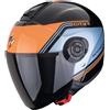 Scorpion Casco Moto Jet Scorpion EXO-CITY II VITA Nero Blu Arancio