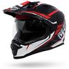 Berik Casco Moto Berik Doppia Visiera MX313 Adventure Pro Nero Ros