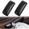 HIAHXC 2 Pezzi Cuscino per Bracciolo Auto, Cuscino Universale per Console Centrale con Supporto per Ginocchio Morbido con Adesivo, Cuscino per Bracciolo in Pelle, Cuscino Protettivo per Porta, Cuscino di