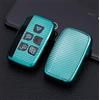 RELL CASES - Custodia in silicone verde compatibile con Jaguar XE, XF, XJ, F-Pace, Land Rover Range Rover, Discovery, Defender, Freelander, Evoque, Velar, Vogue