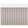 MERCURY TEXTIL Tenda per Porta Strisce PVC 210 x 90 cm, Tenda per Porta Esterna (Trasparente+Filo Marrone P3)