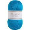 Utopia Crafts Softease - Filato per lavori a maglia e uncinetto, 100 g, colore: blu classico