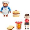 Rainbow Designs Paddington Orsetto giocattolo Kitchen Adventures - Koch Paddington, Jonathan e marmellate - Set da cucina fantasioso della serie TV Le avventure di Paddington