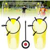 Mineup 2 Pezzi Obiettivo Da Calcio, 45×59cm Rete Di Destinazione Per Porta Da Calcio, Obiettivo Da Calcio Rete Da Calcio, Accessorio Per Porta Da Calcio Per L'allenamento Di Precisione Dei Calci