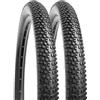 YUNSCM 2-PCS 29 pollici Montagna bicicletta pneumatici 29x2.30/58-622 Compatible with 29x2.25 29x2.30 29x2.35 bicicletta pneumatici (Y-921)