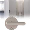 AYNEFY Indicatore di Serratura per Bagno Pubblico in Acciaio Inossidabile con Chiavistello della Privacy e Segnalazione Vacante o Impegnato Modello MY402