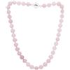 Treasure Bay Treasurebay, collana dal design classico con perle sferiche in agata rosa di 12 mm, chiusura magnetica, lunghezza 44 cm, fornito in una bella confezione regalo