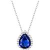 Bestyle Collana Argento 925 Donna, 12 Stili Collana Donna Punto Luce con Pietra Portafortuna Naturale, Goccia Ciondolo Collana Ragazza Gioielli Idee Regalo Donna Mamma
