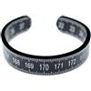 Miniblings Braccialetto per metro a nastro, misura metro, riciclato, colore nero, alla moda, fatto a mano, da donna e da ragazza, 6-7cm, Plastica