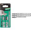 wolfcraft Set Lame per Seghetto Alternativo per Cartongesso, 3 Pezzi - Per Tagli Dritti e Curvi su Pannelli fino a 20 mm - 2344000