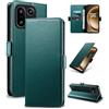 Yunubeyii Cover Libro per OnePlus 15 - [Blocco RFID] Luxury PU Leather Portafoglio Card Holder Magnetic Phone Custodia con Kickstand, Cover Protettiva Antiurto, Verde