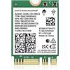 SYONCON Scheda WiFi AX210 M.2 con Bluetooth 5.3, modulo di rete wireless WiFi 6E 2X2 MU-MIMO 5400Mbps, scheda WiFi per laptop MIMO Interfaccia 802.11AX NGFF con supporto Tri-Band Windows10/11 64 bit