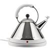 Alessi MG32 W Bollitore elettrico cordless Acciaio-Bianco