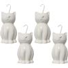 Set 4 Umidificatore termosifone in ceramica a forma di Gatti