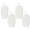 Set 4 Umidificatore termosifone in ceramica a forma di Fiori