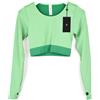 Vitality Vitalità The Nova Top T-Shirt Donna Medium Cropped Manica Lunga Stretch