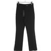 Tricot Chic Pantaloni Donna US 6 Neri Svasati Con Zip Casual