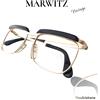 MARWITZ occhiali OPTIMA 2 "ULTRA RARE VINTAGE 60s" Placato Oro 12kt GERMANY