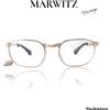 MARWITZ occhiali OPTIMA Cona "ULTRA RARE VINTAGE 60s" Placato Oro 12kt GERMANY