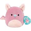 Squishmallows SQCR08543 - Peluche ufficiale Jakob la pipistrello, 19 cm, peluche ufficiale Jazwares