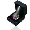 Ieron Six-Sided Rifrazione Della Luce Solare Vetro Ottico Prisma Ornamenti Di Cristallo Rifrazione Della Luce Solare Vetro Ottico Colorato Rifrazione 20mm Vetro Ottico Rifrazione