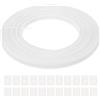 PATIKIL Ossa per Cucire, 10 Iarde 8mm Ampio Poliestere Alto Densità Stecche per Corsetti Corsetto Stecca con 40Pz Cappucci Terminali per Corsetto Abito Sposa Cappello Fai da Te, Beige