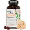 French Mush Lion's Mane Gummies - Integratore per la memoria e la concentrazione - Multivitaminico con vitamina C, B6, acerola e tè verde - Benessere, rilassamento - 42 gummies vegane multifrutta