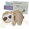 BJORKI Cuscino termico per neonati e bambini, peluche con riempimento di semi di lino per il microonde, perfetto come peluche e cuscino calmante per calore e benessere