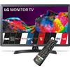 LG SMART TV LG 24TQ510S-PZ 24" POLLICI MONITOR DVB-T2/C/S2 WIFI HD LED Apple TV web