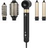 webeauty Asciugacapelli Ionico 7 In 1,Spazzola Rotante per Capelli verde