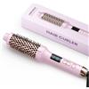 PRITECH Spazzola termica, spazzola per capelli riscaldata da 38 mm crea un look blowut, il ferro arricciacapelli ionico rotondo rende i capelli più lisci, mantiene i ricci naturali