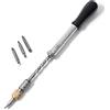 Kings County Tools 12 Yankee Screwdriver - Push Type Semi Automatic Screw Driver, 4.5mm and 5.5mm Double-Sided Philips/Flathead, PH3, and Size 7 Flat Head Bits with Quick Change Hex Chuck by Kings County Tools