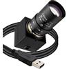 Svpro Obiettivo Zoom 5-50 mm, fotocamera USB 5 MP 30 fps, Webcam HD, messa a fuoco manuale, zoom ottico 10X, fotocamera industriale Lightburn, IMX335, UVC, telescopio