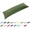 Gyulin Federa per cuscino corpo in cotone 100% 300 fili stile busta 4,6 piedi protezione cuscino copricuscino senza cerniera solo federa senza inserto 20 x 54 /51cm X 137cm verde oliva